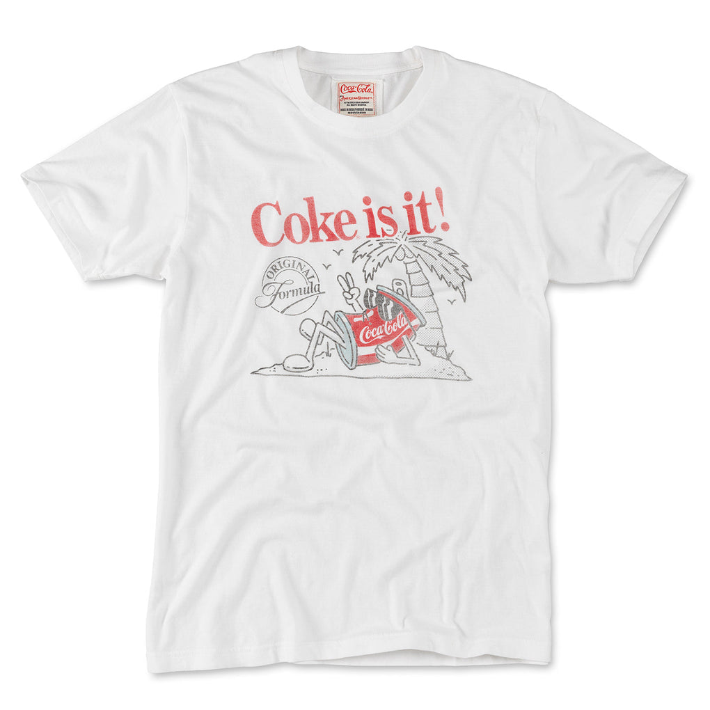 Vintage Fade Brass Tacks 2 T-Shirt - Coke (White)