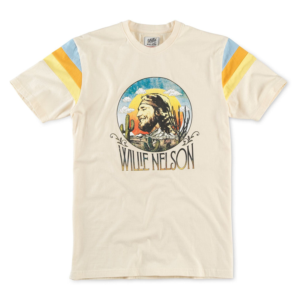 Sunset T-Shirt - Willie Nelson (Cream)