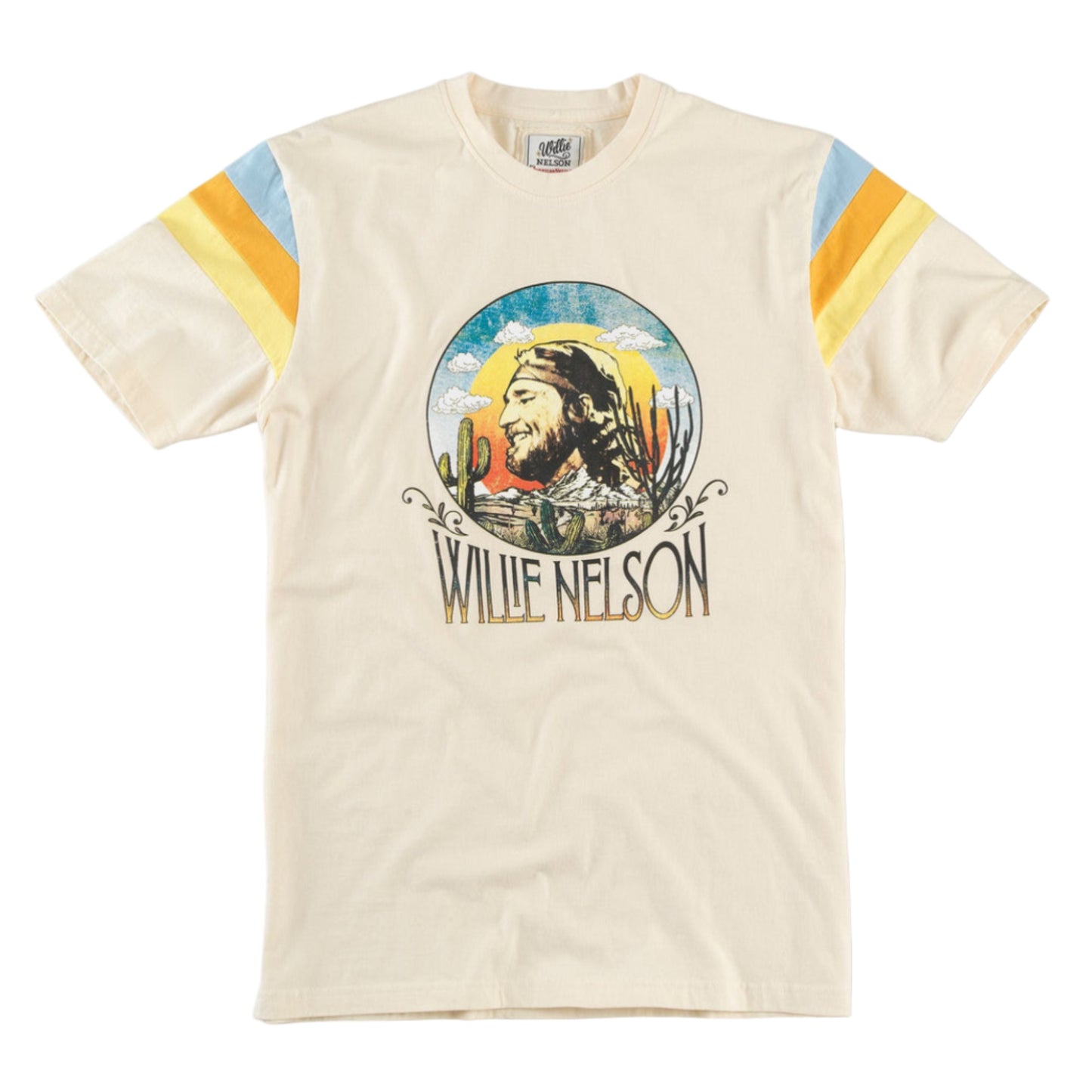 Sunset T-Shirt - Willie Nelson (Cream)