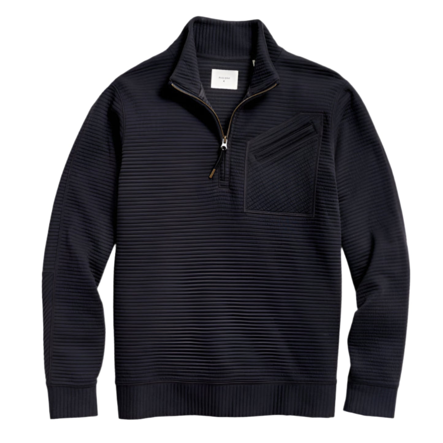 Quilted Half Zip (Dark Navy)
