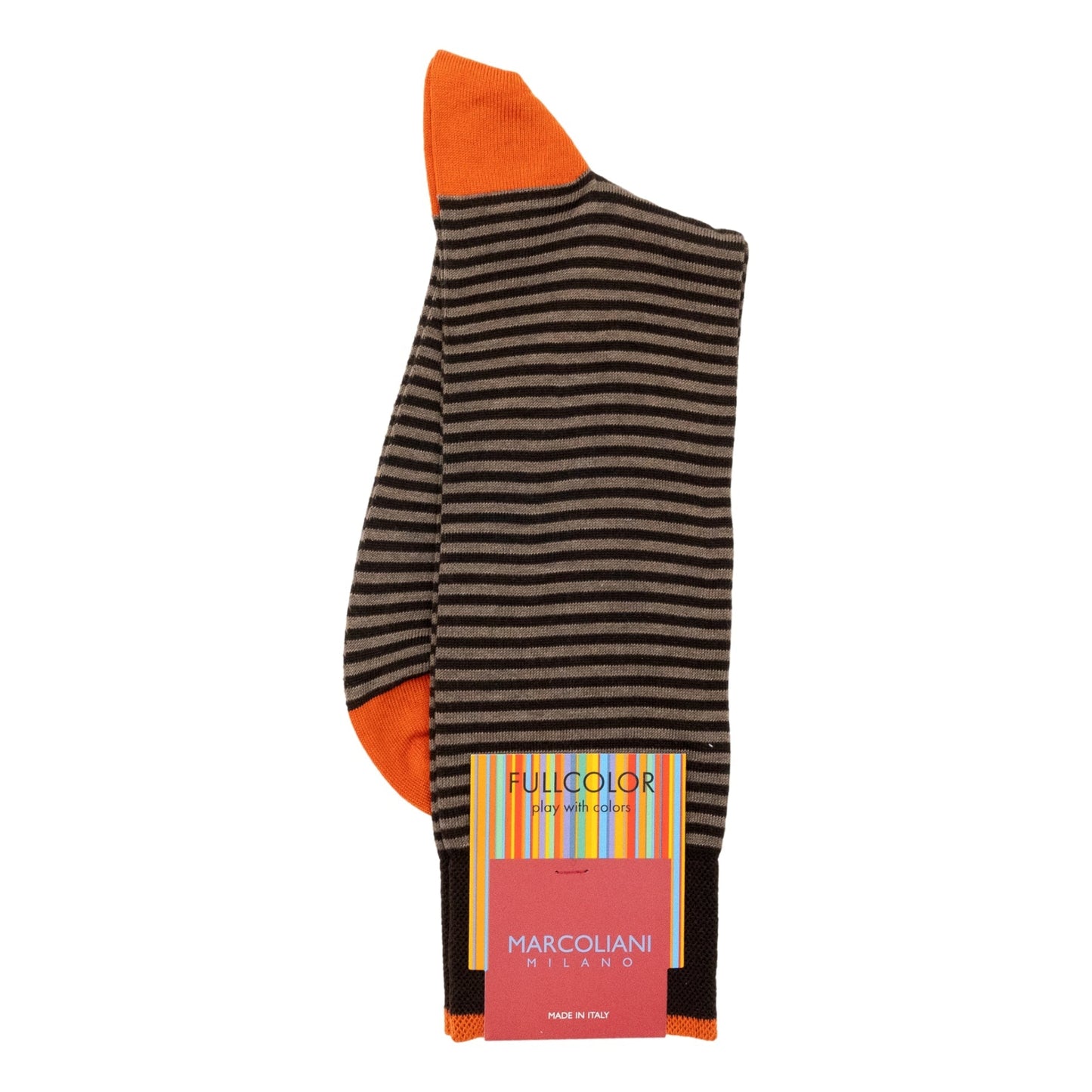 Palio Stripe Socks (Cappuccino)