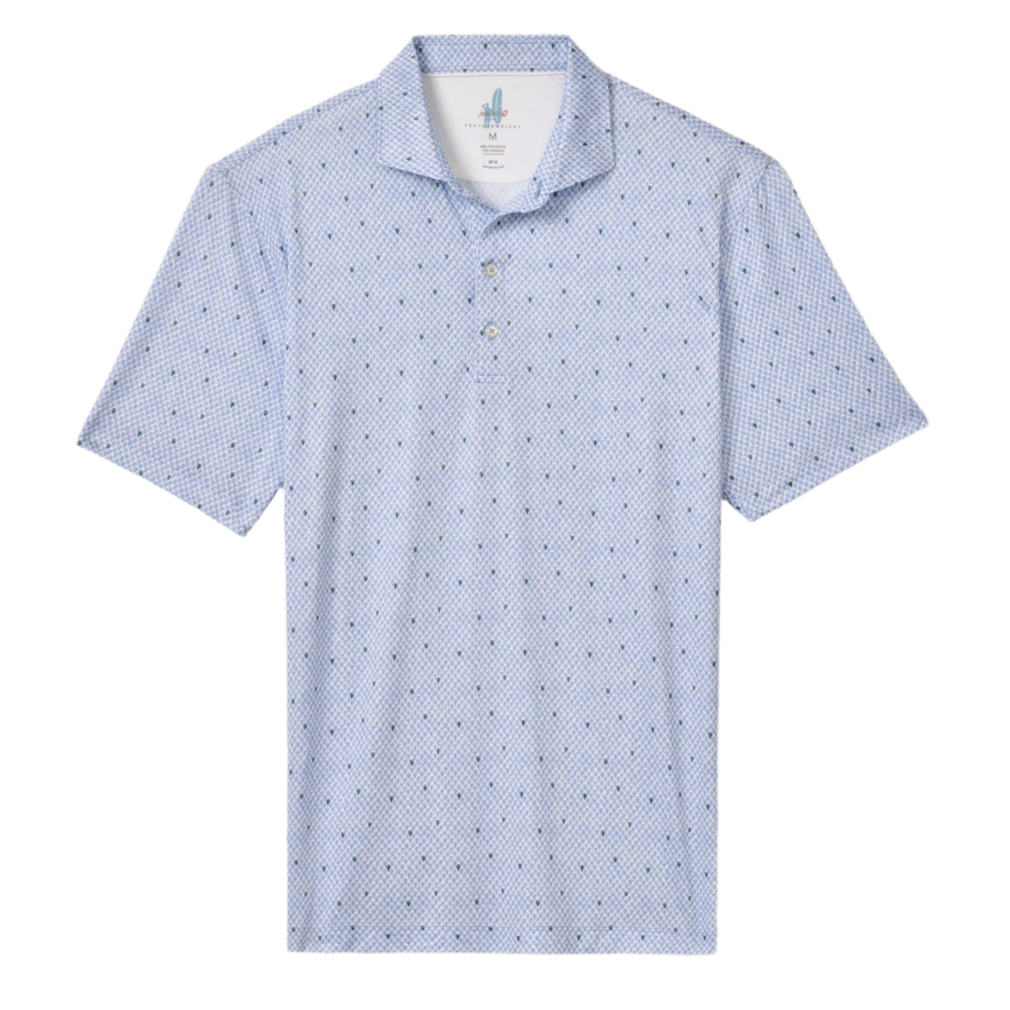 Featherweight Performance Polo - Fernando Print (Seychelles)