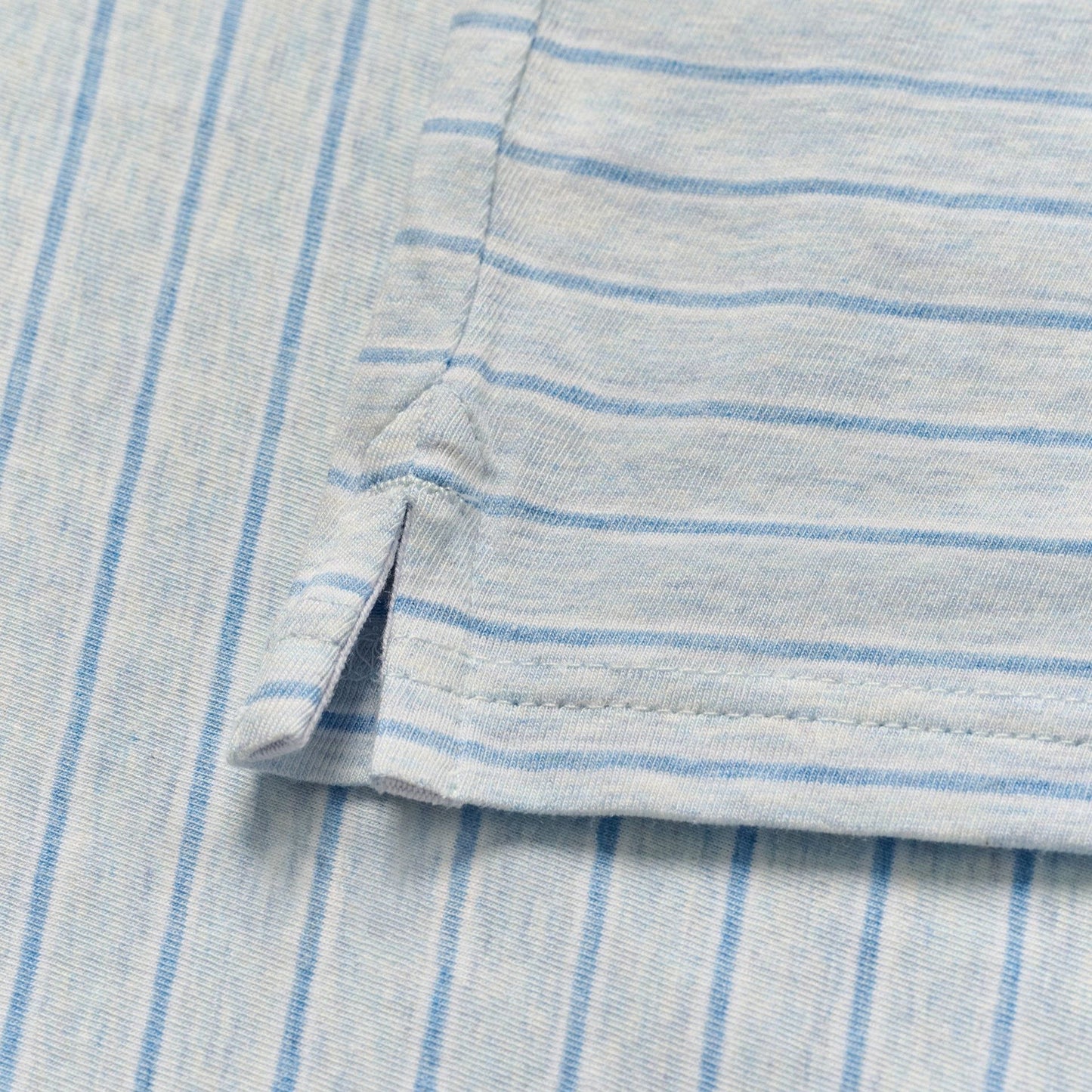 Original 4-Button Polo - Matthis Stripe (Air)