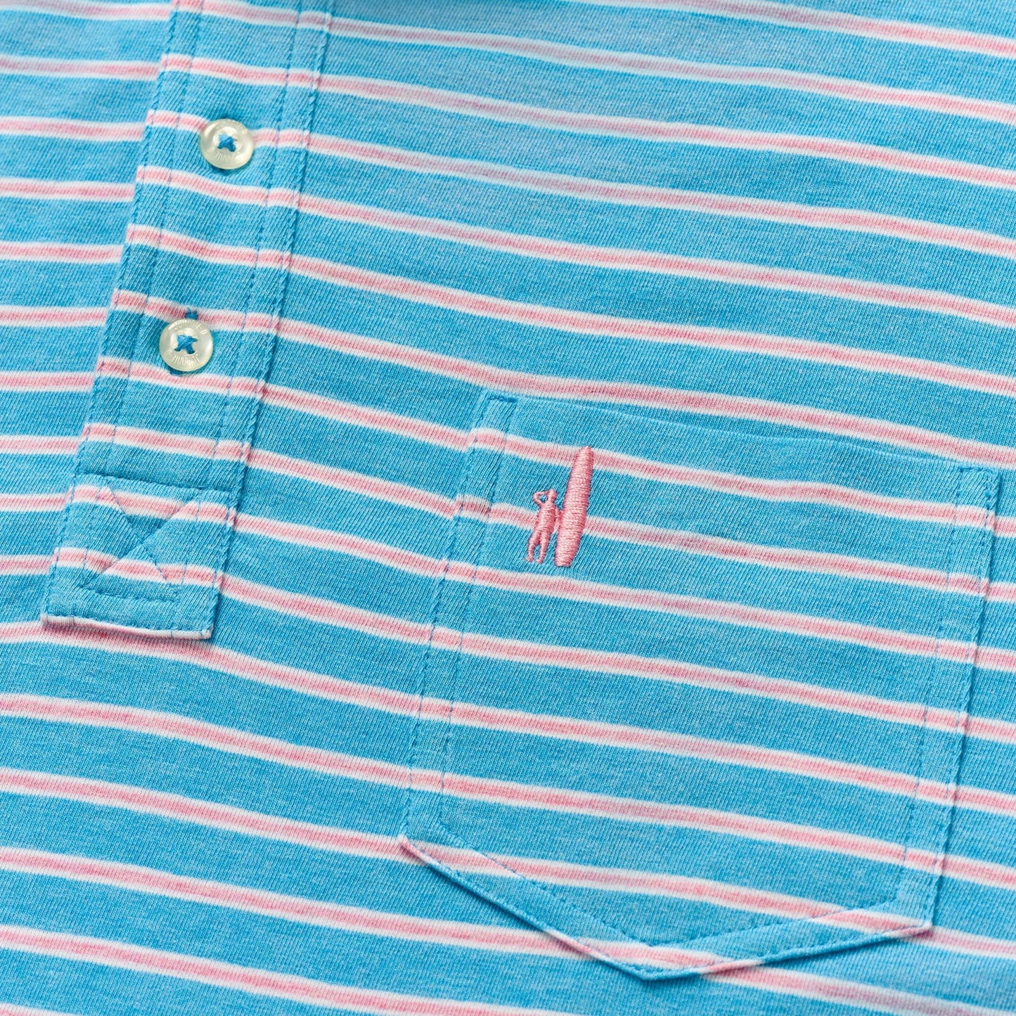 Original 4-Button Polo - Matthis Stripe (Maya)
