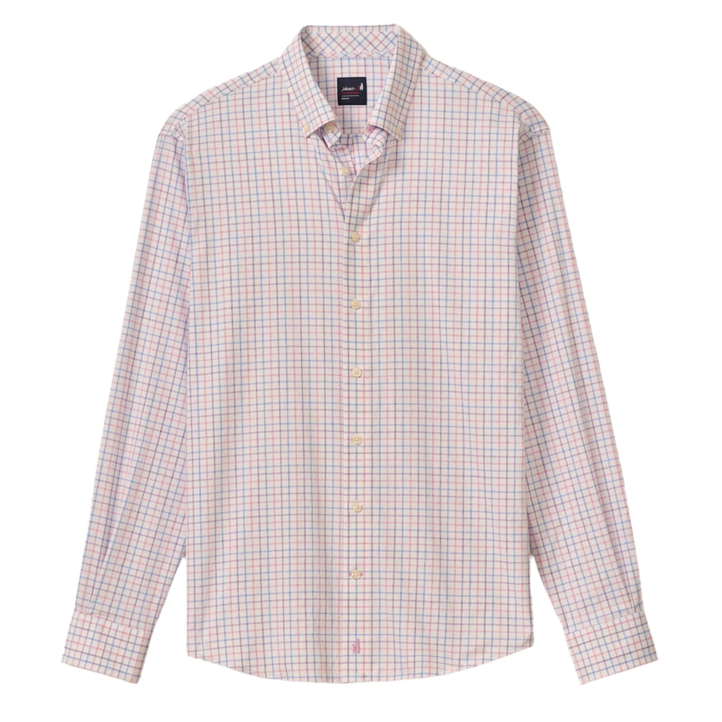 Paddock Performance Button Up Shirt (Porto Pink)