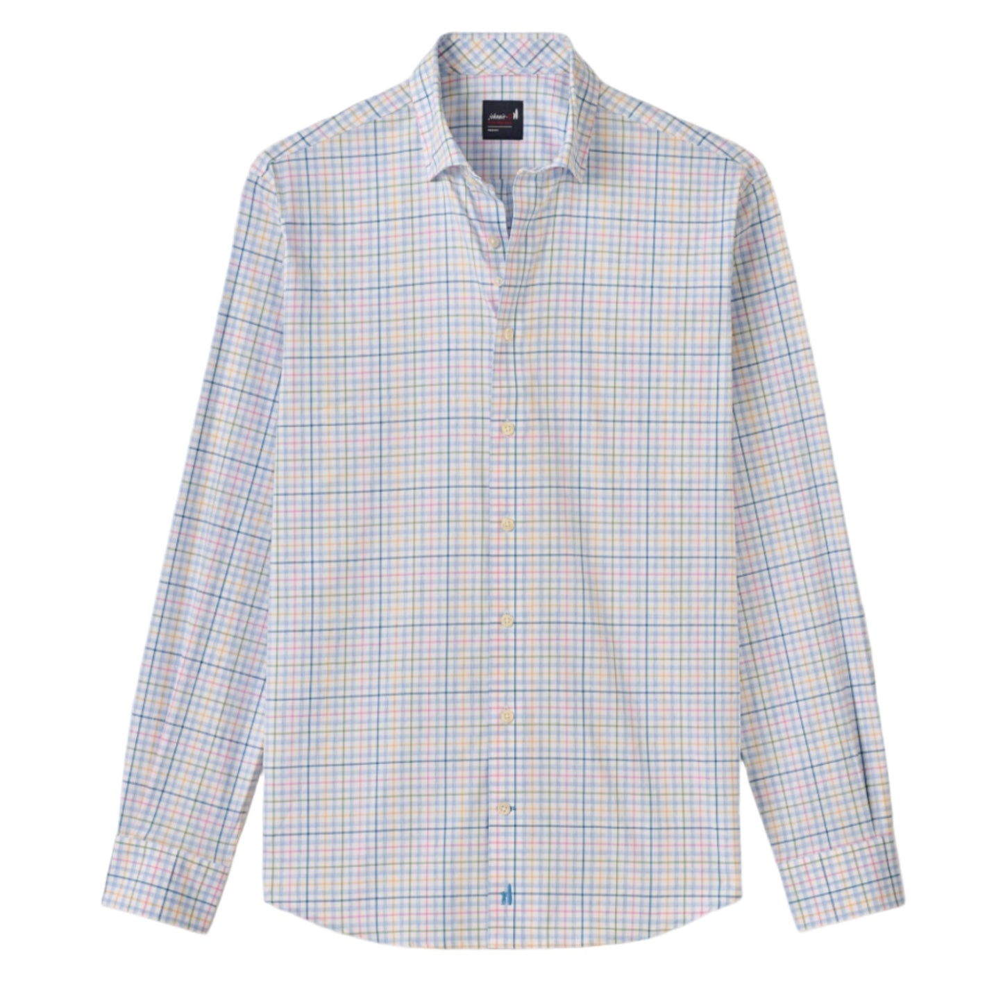 Performance Button Down Shirt - Singleton (Lapis)