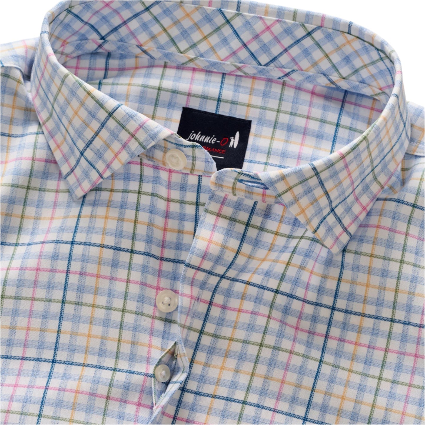 Performance Button Down Shirt - Singleton (Lapis)