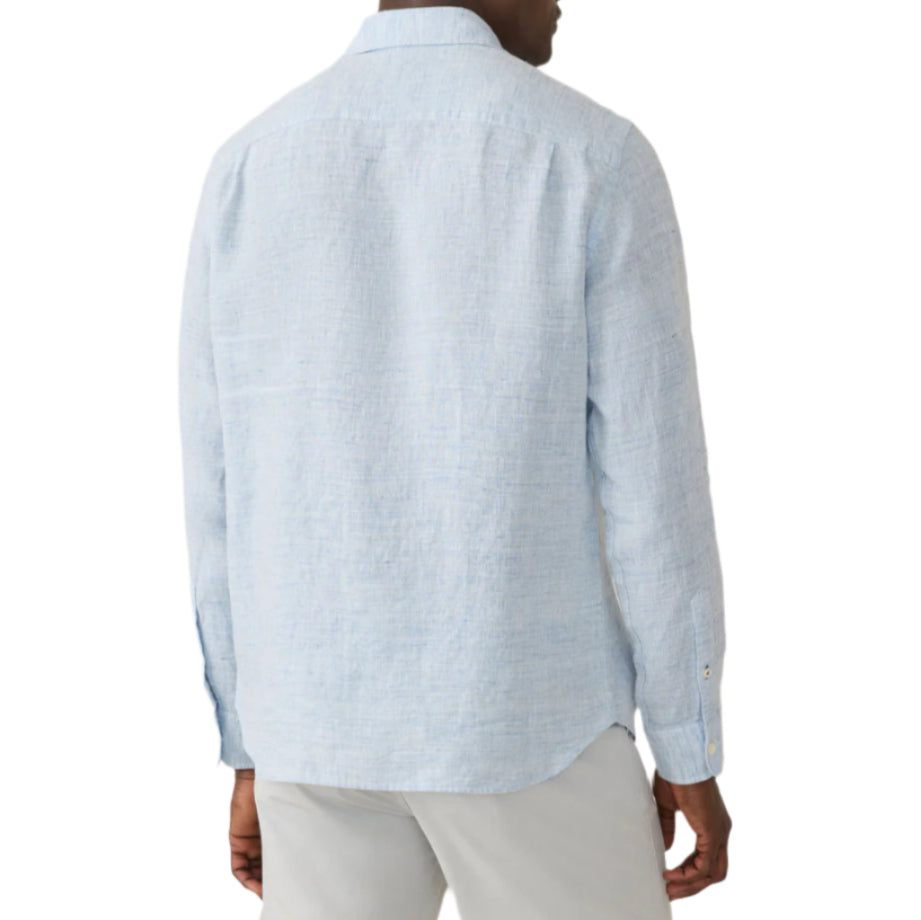 Laguna Linen Shirt (Light Blue Melange)