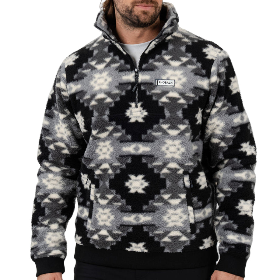Summit Fleece Pullover (Jackson - Midnight Black/Thunder Grey)