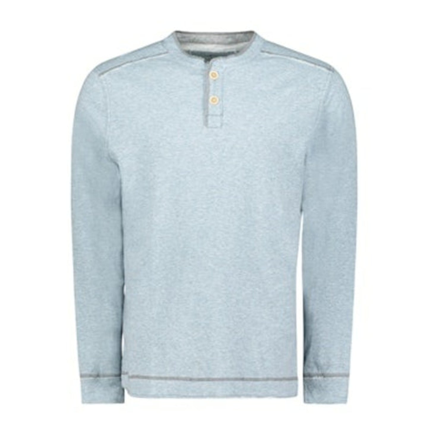 True Grit Double Cotton Henley (American Blue)