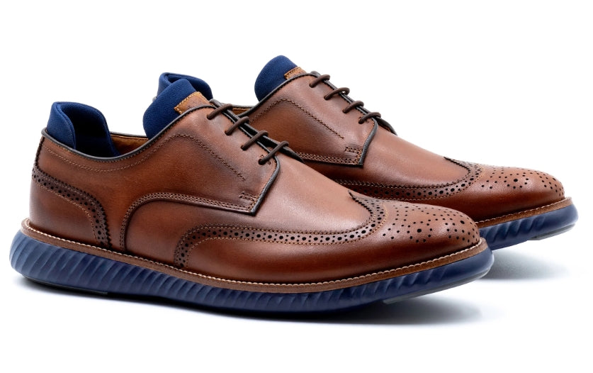 Countryaire Saddle Leather Wingtip (Cigar)