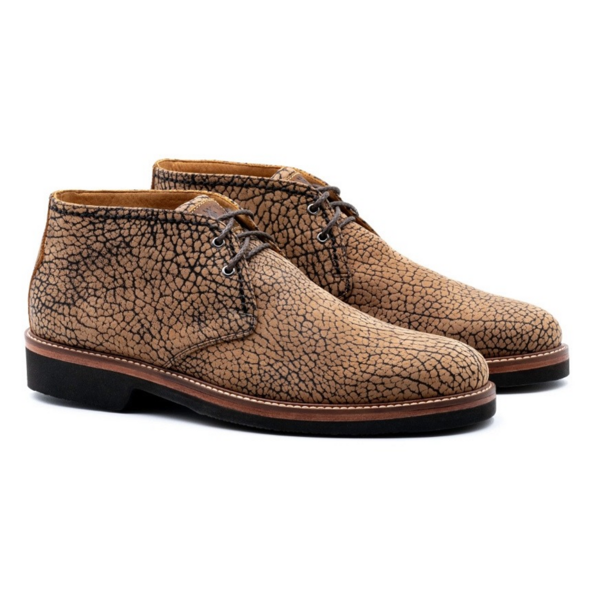 Ernest American Bison Chukka Boots (Burnt Pecan)