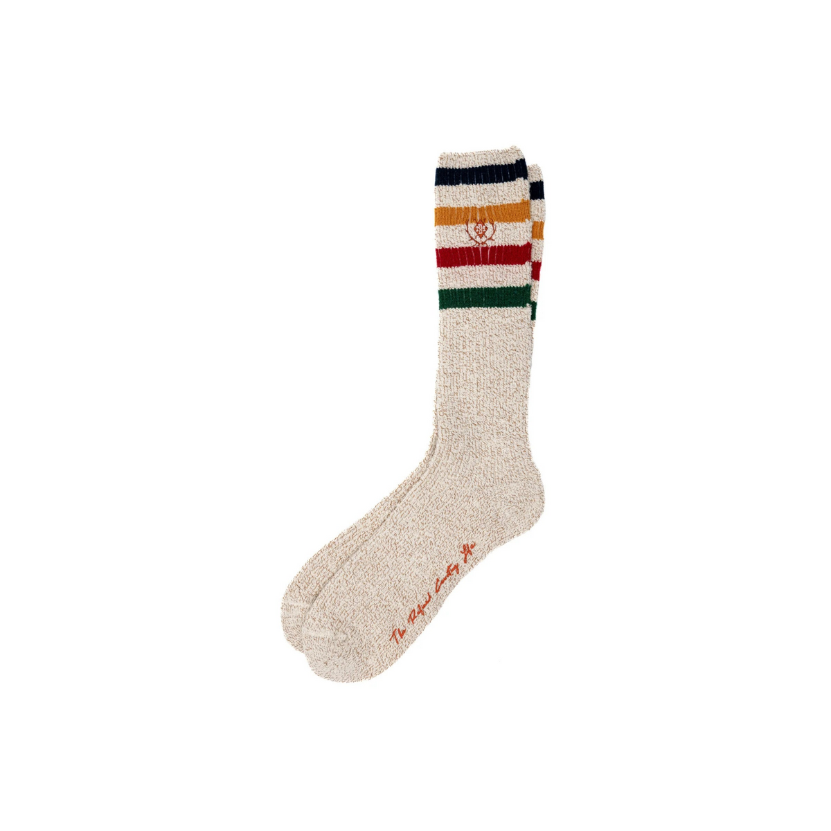 Classic Merino Wool Ragg Socks (Hudson Stripes)