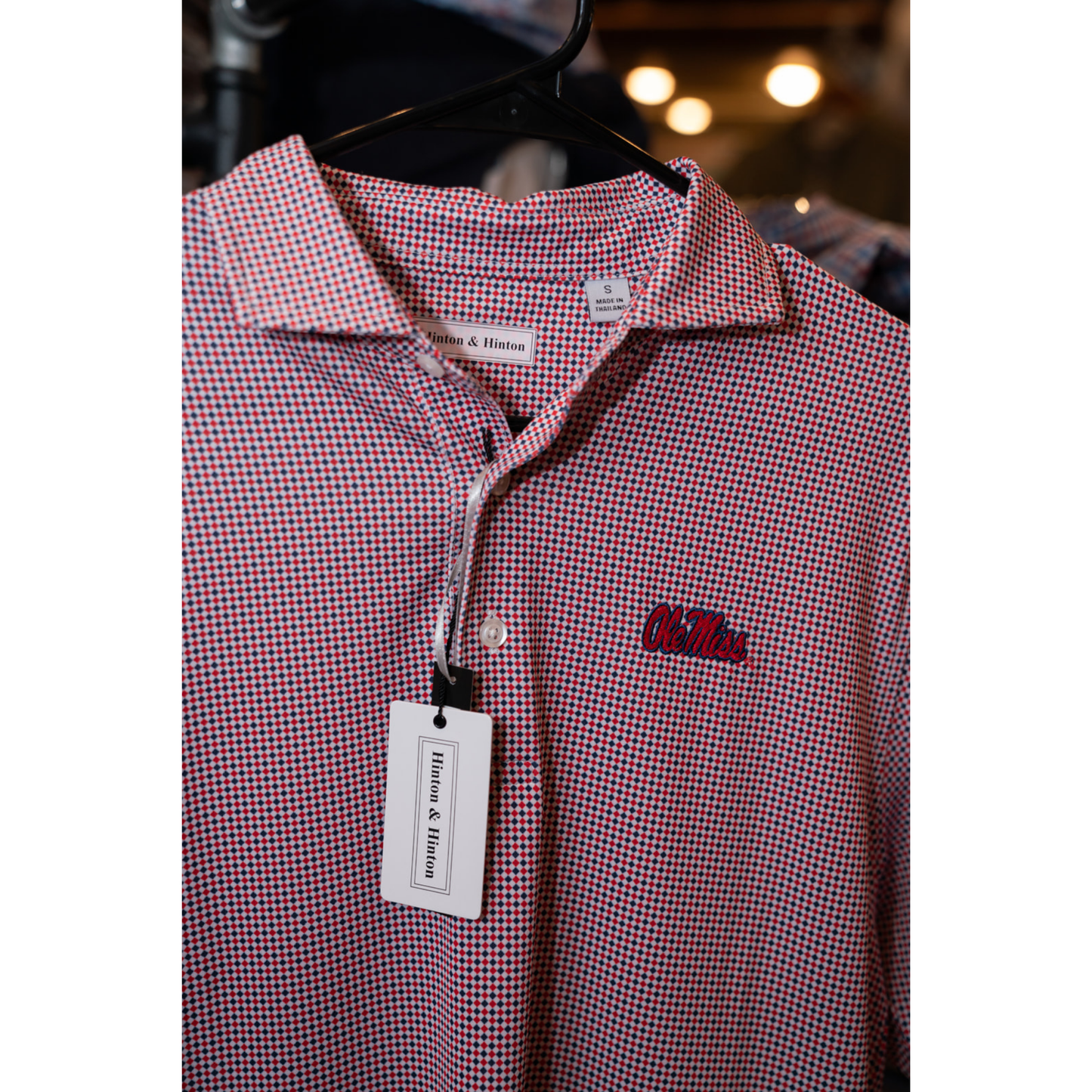 Hinton & Hinton Ole Miss Chuck Polo (Red/White/Blue)