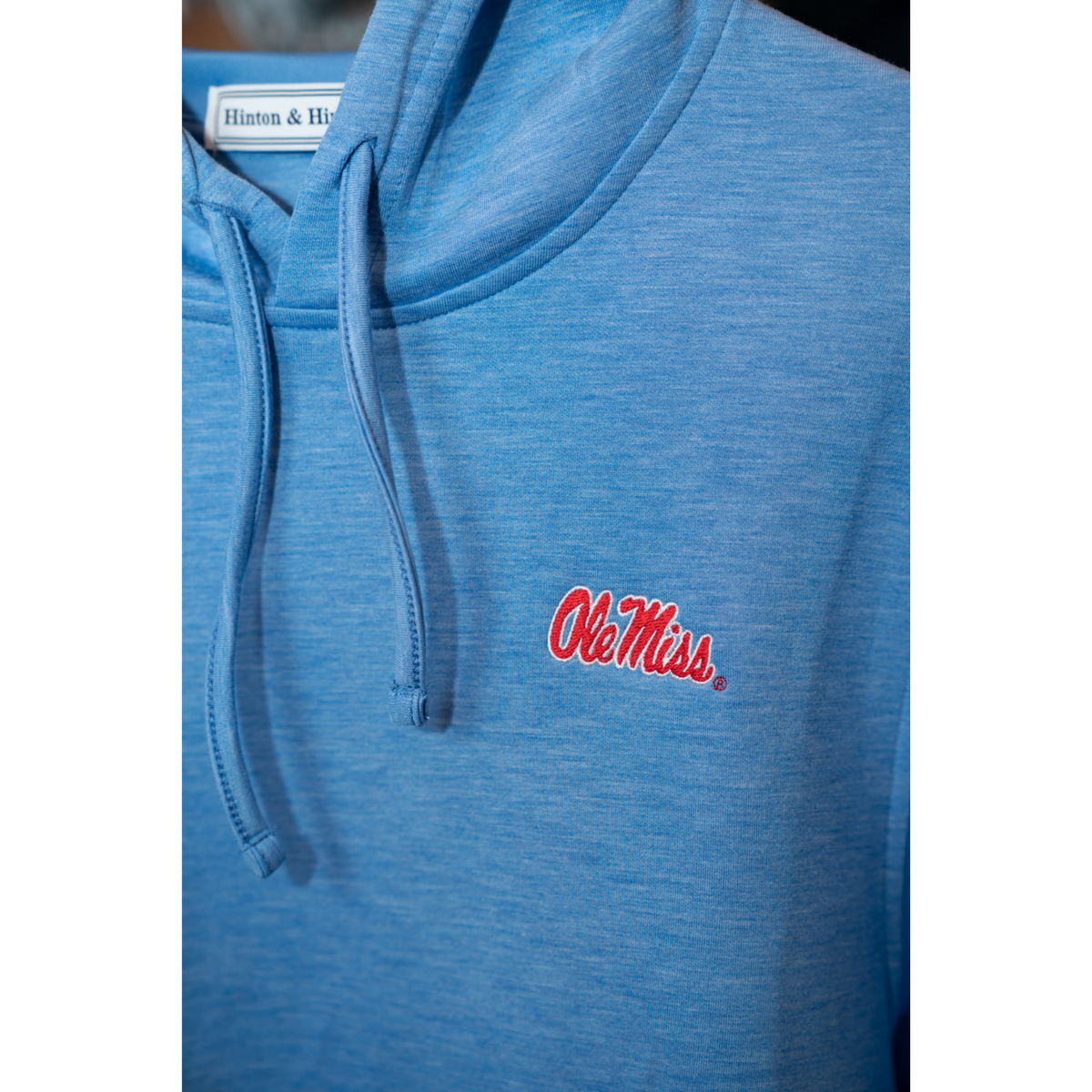 Hinton & Hinton Ole Miss Spring Hoodie (Nautical Heather)