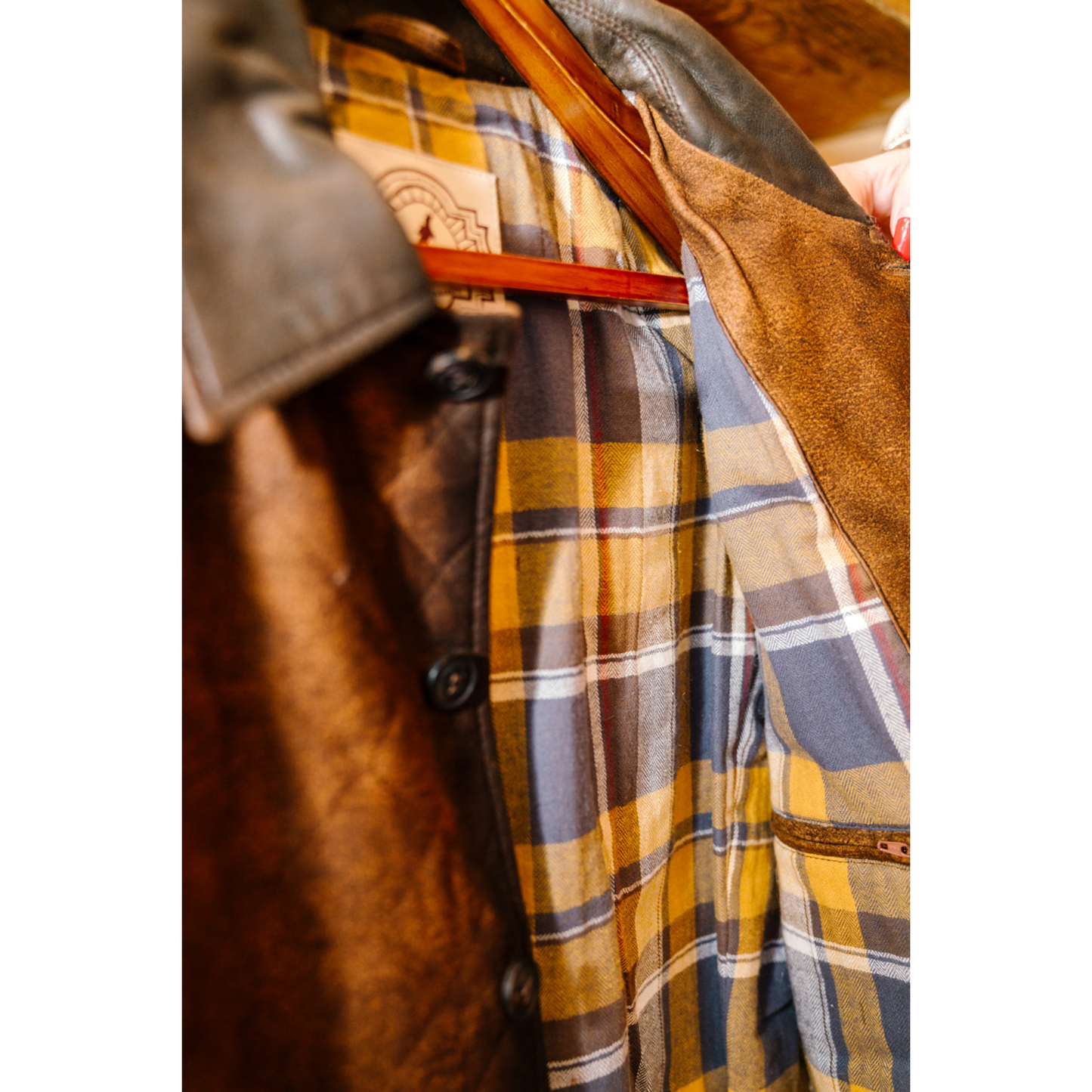 Burnt Chocolate Quilted Leather Blazer