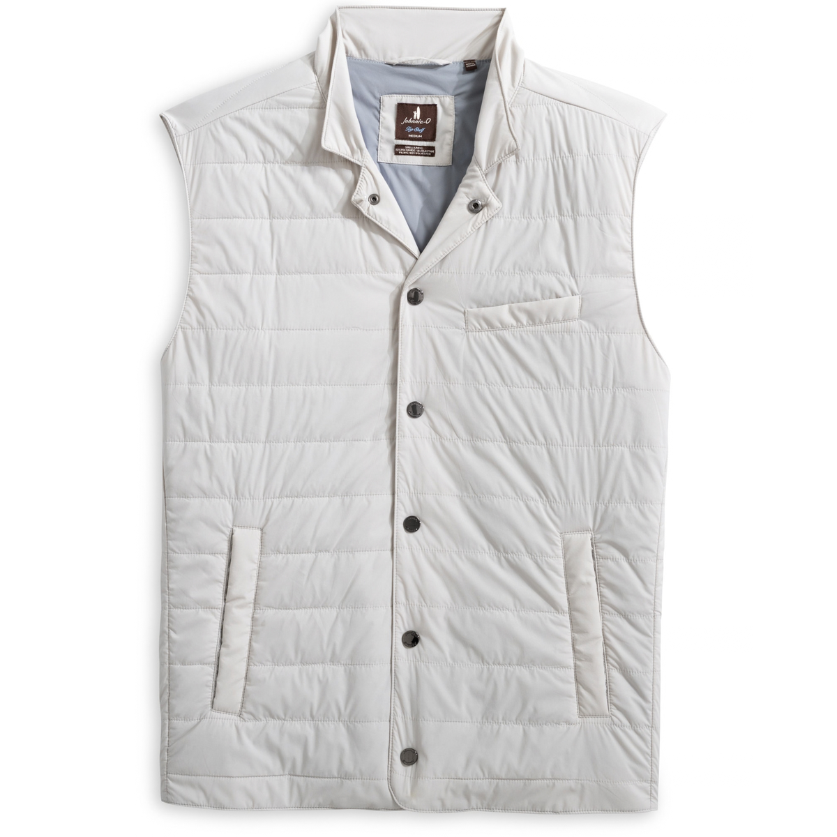 Bauer Snap Front Quilted Vest (Moonstruck)