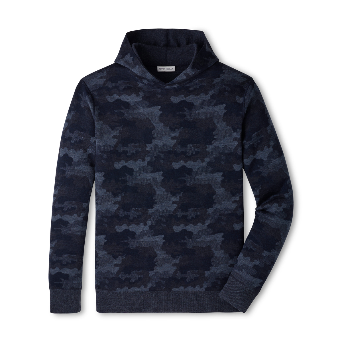 Reversible Camo Popover Hoodie (Midnight Navy)