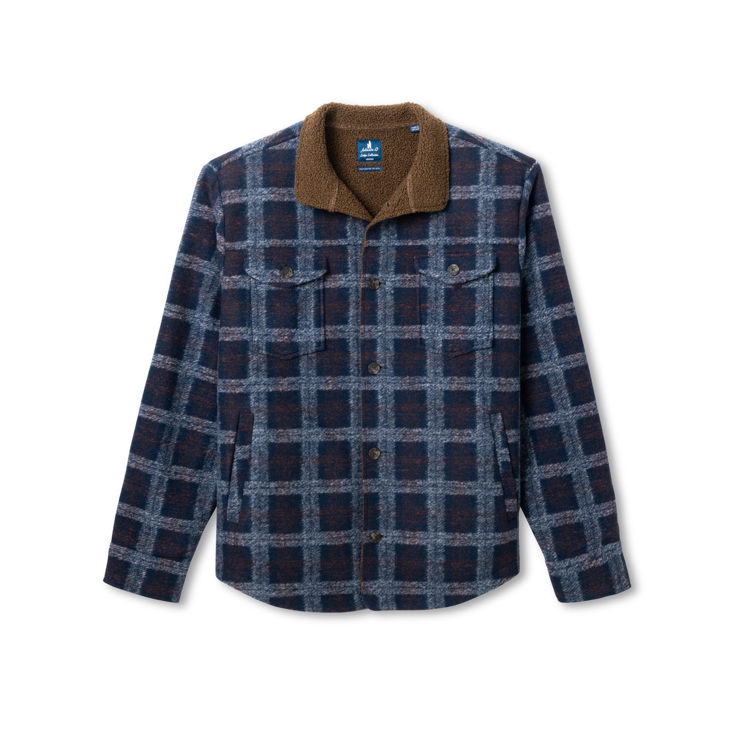 Sherpa Lined Shacket (Navy)