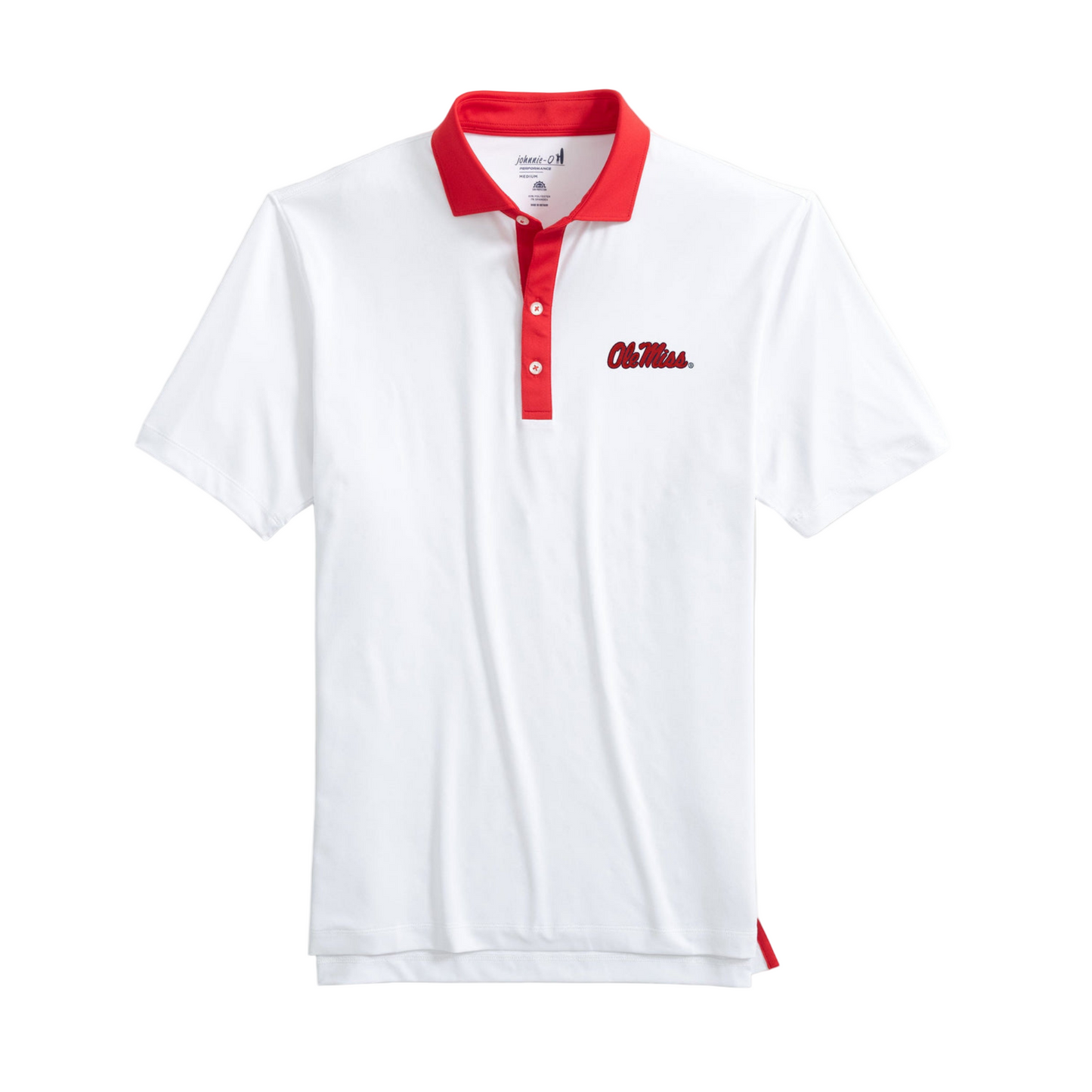 Ole Miss Ramos Performance Jersey Polo (Red)