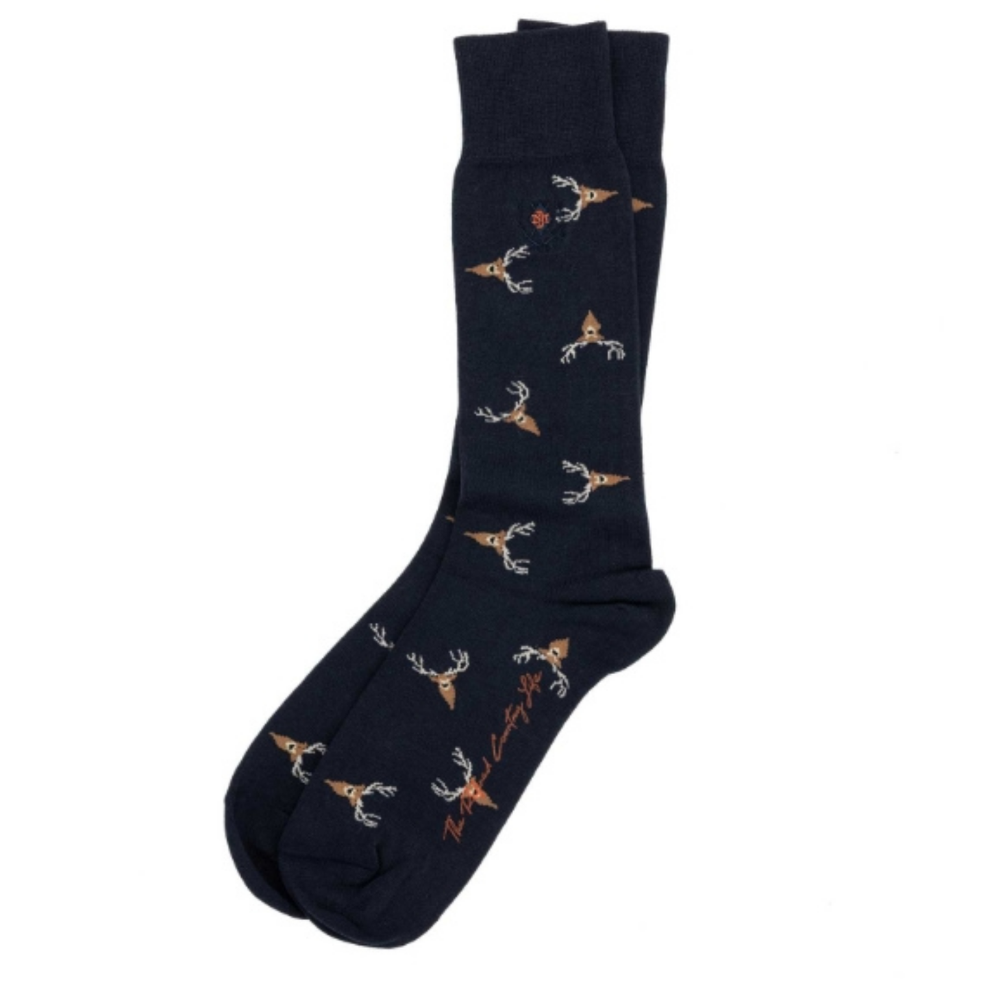 Fancies Peruvian Pima Cotton Socks (Navy Buck)