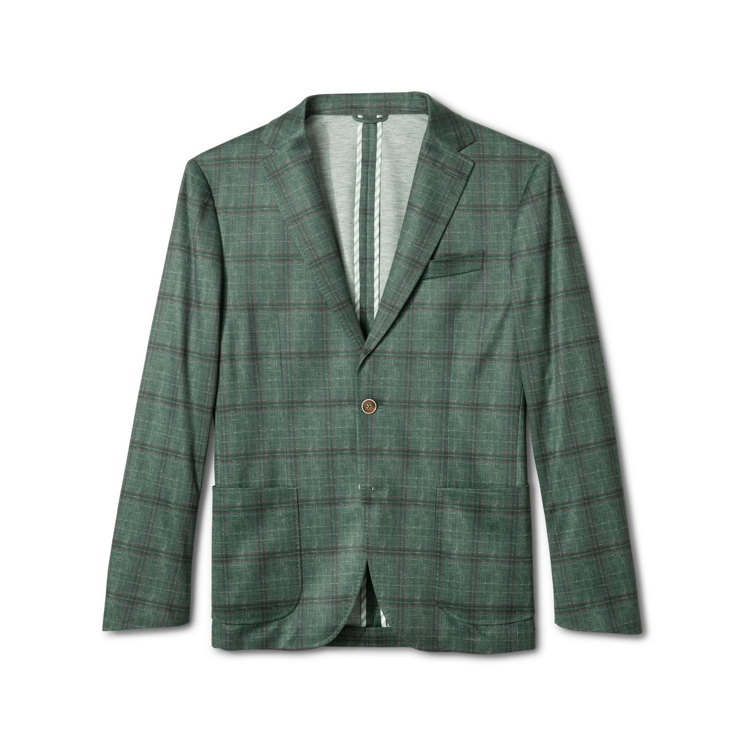 Zephyr Pane Top Shelf Printed Knit Sport Coat (Mallard)