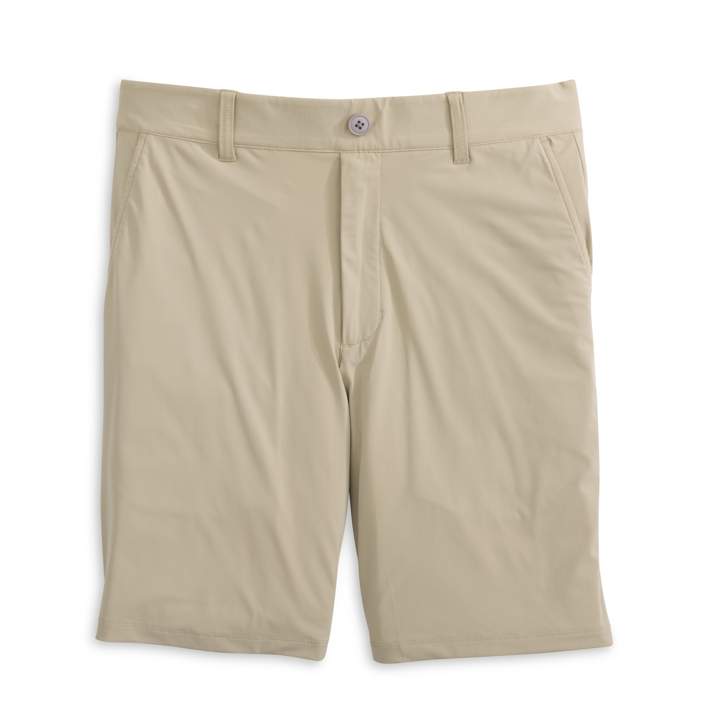 Fusion Knit Performance Pull-On Short - 9" (Khaki)