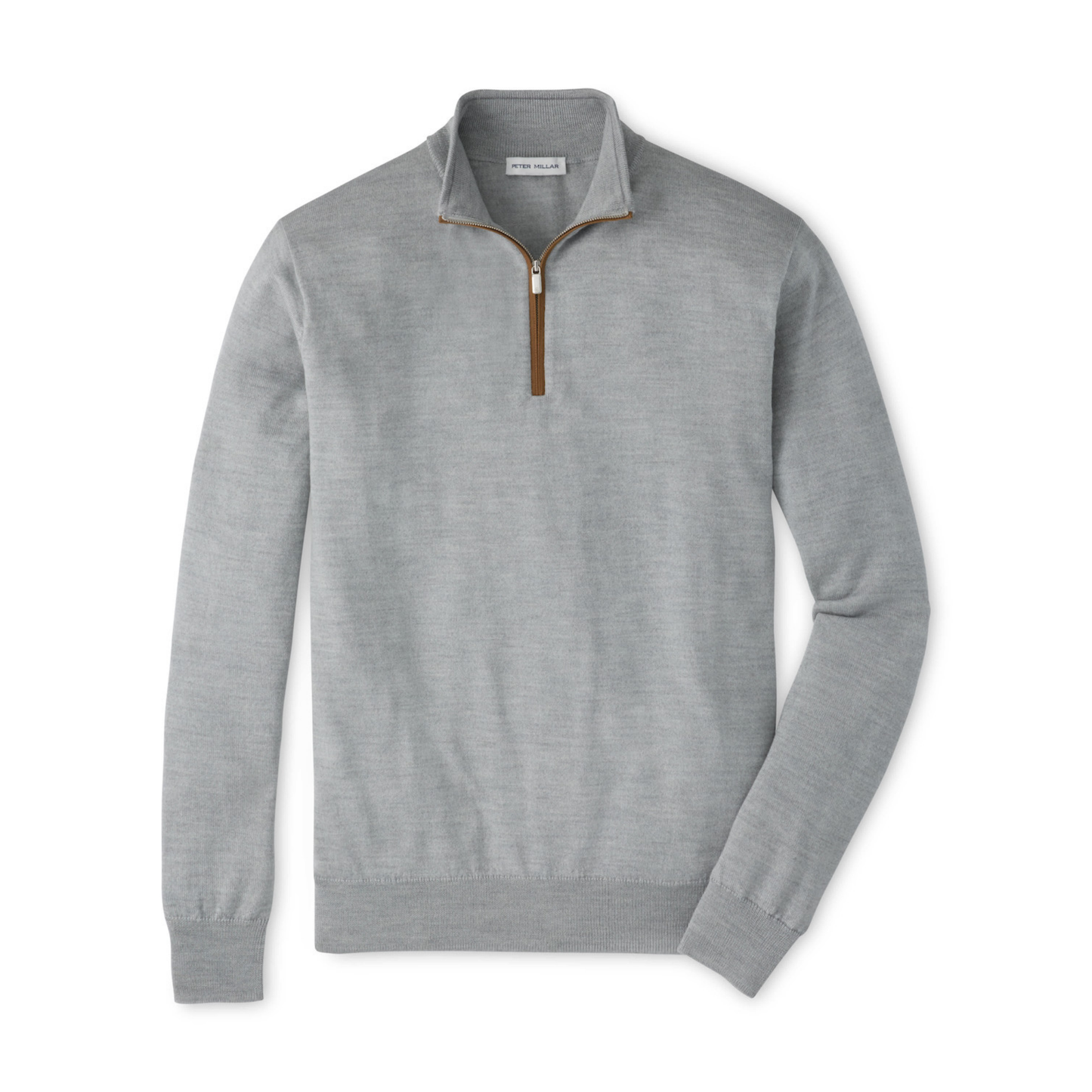 Autumn Crest Suede Trim Quarter-Zip (Battleship Grey)
