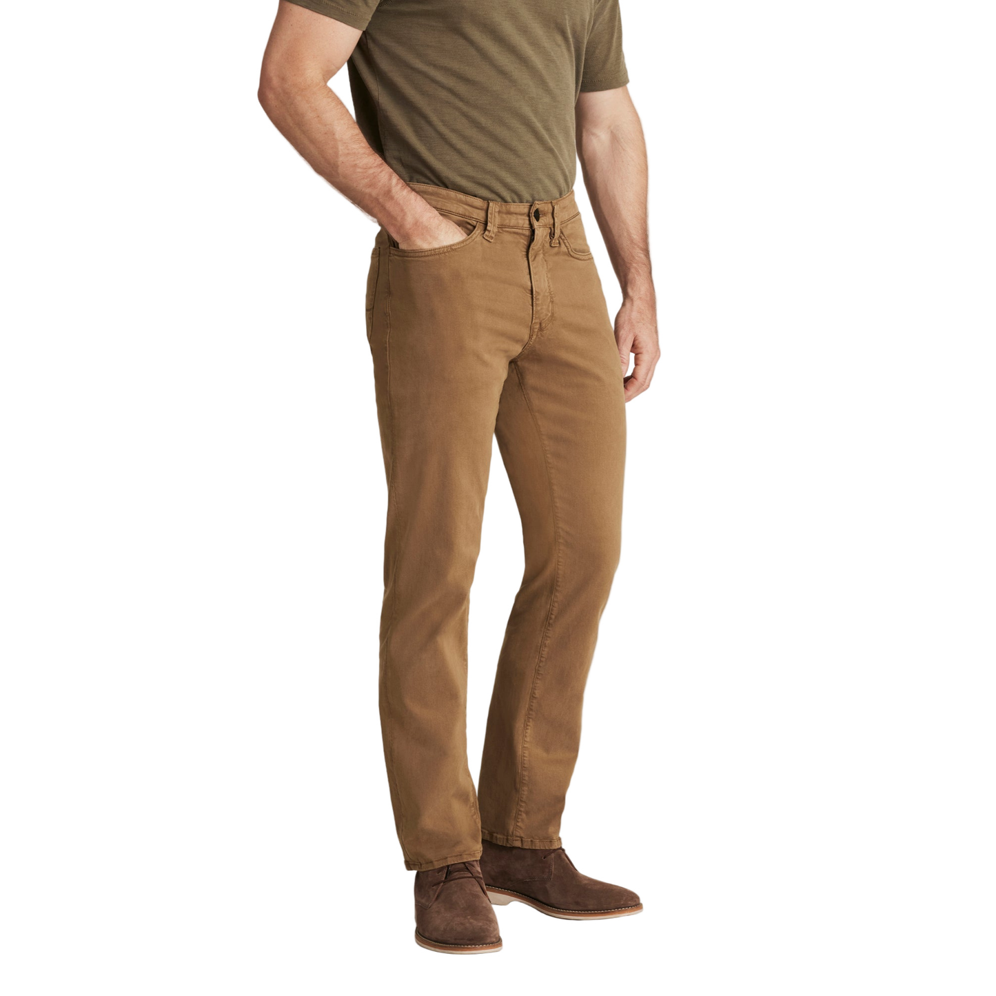 Charisma Relaxed Straight Leg (Tobacco Twill)