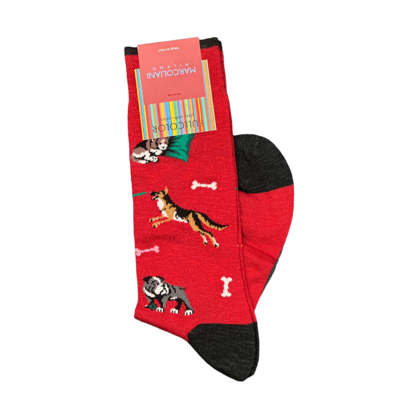 I Love My Dog Socks (Red)