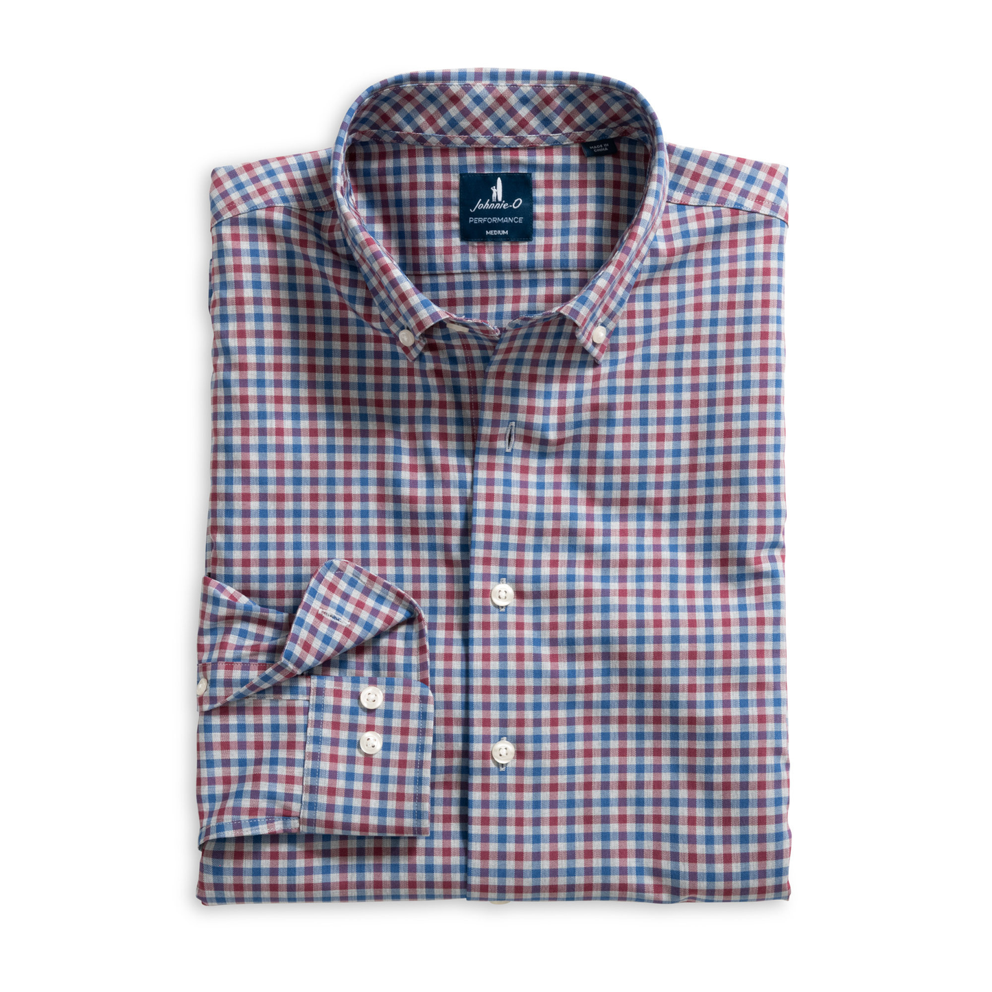 Everyday Performance Button Down Shirt - Chatham Gingham (Gray)