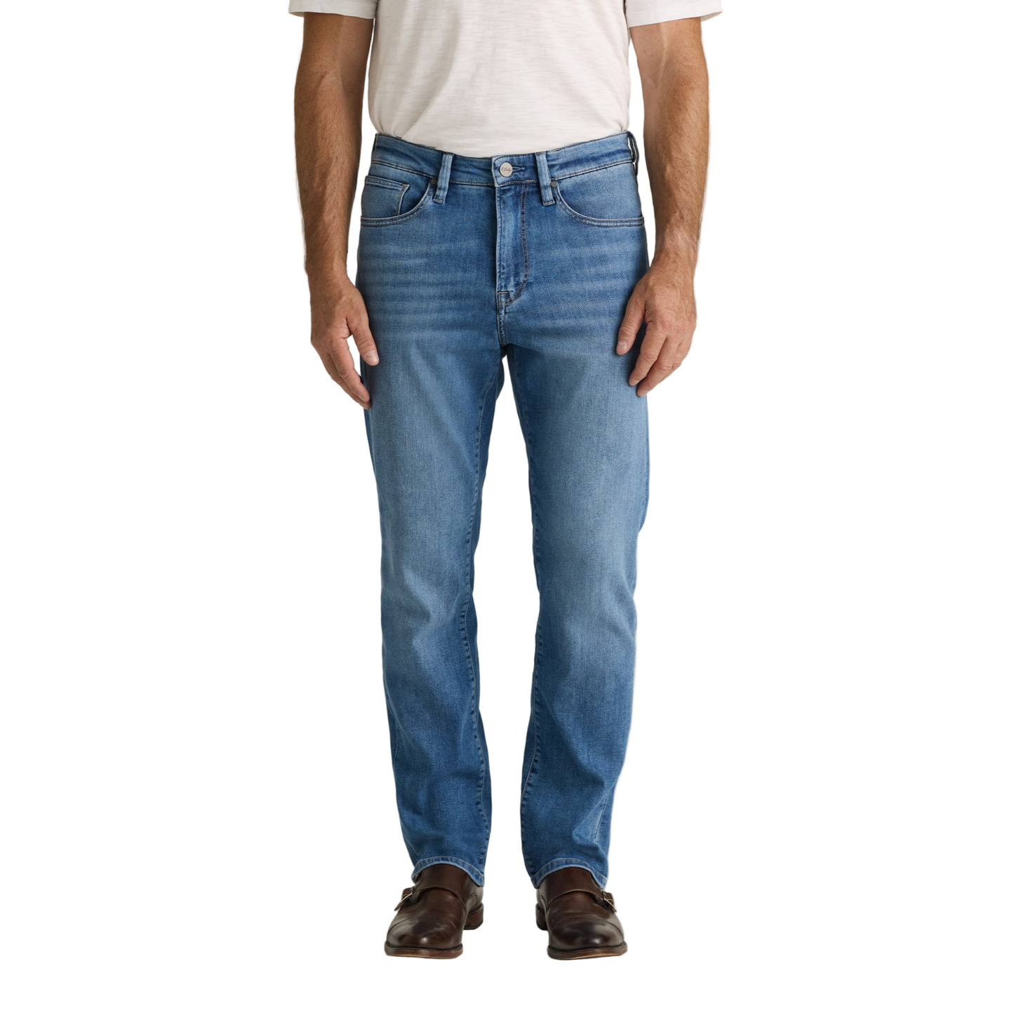 Charisma Relaxed Straight Jeans (Light Brushed Aerodenim)
