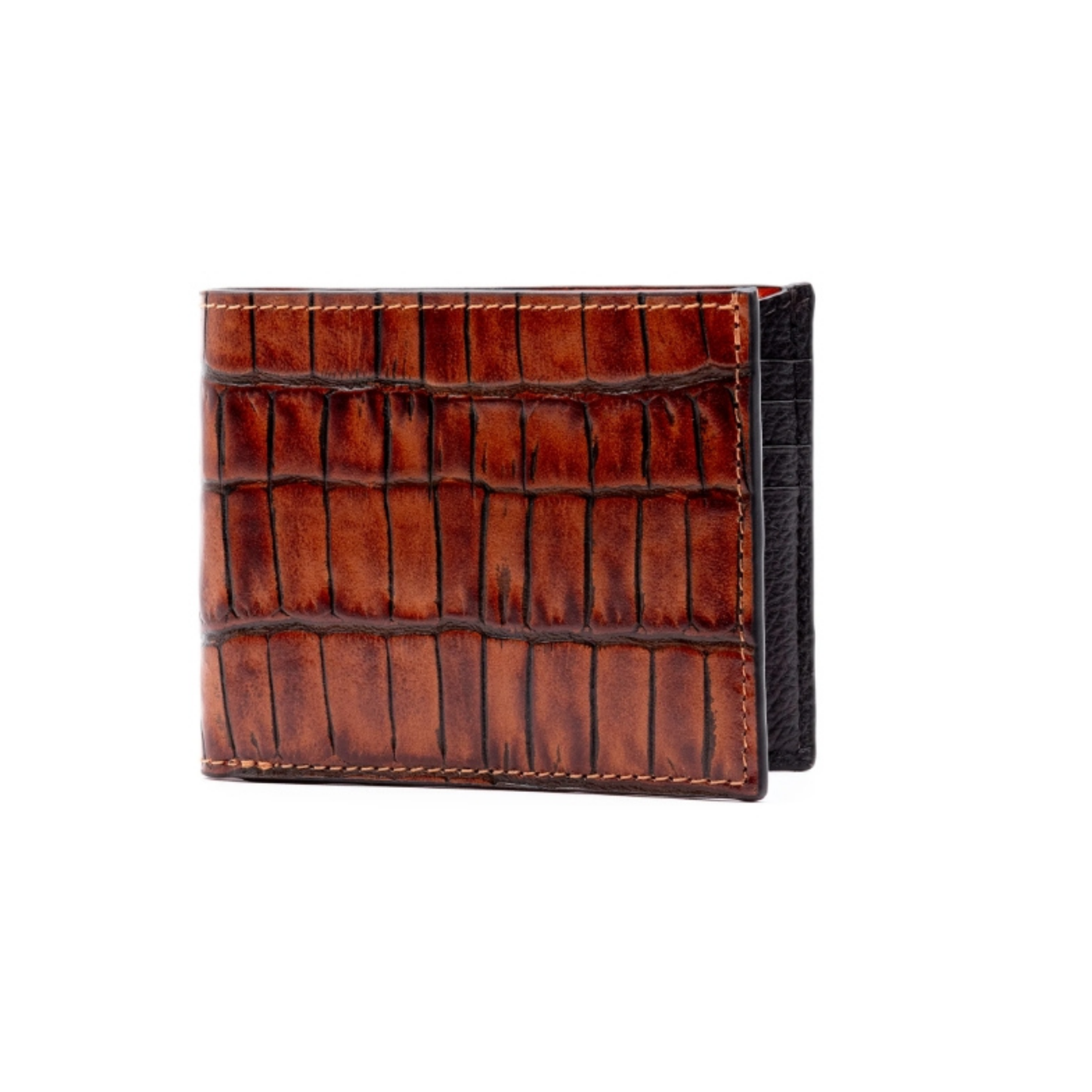 Anthony Alligator Grain Billfold (Chestnut)