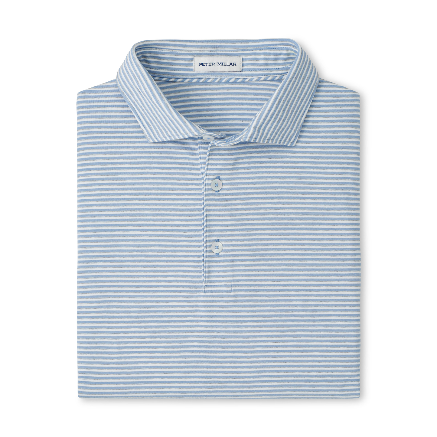 Calvert Crown Flex Cotton Polo (Cloudy Blue)