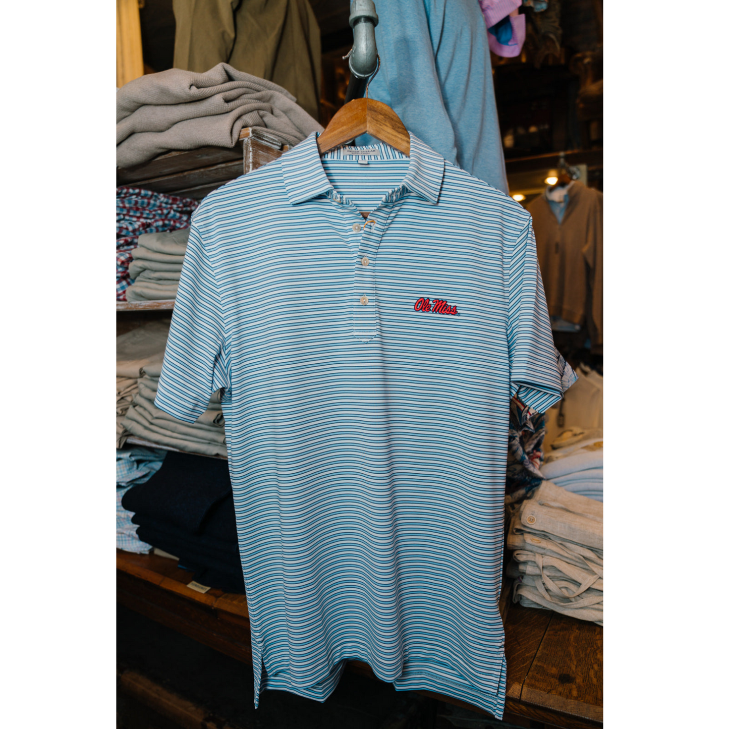 Ole Miss Lane Performance Jersey Polo
