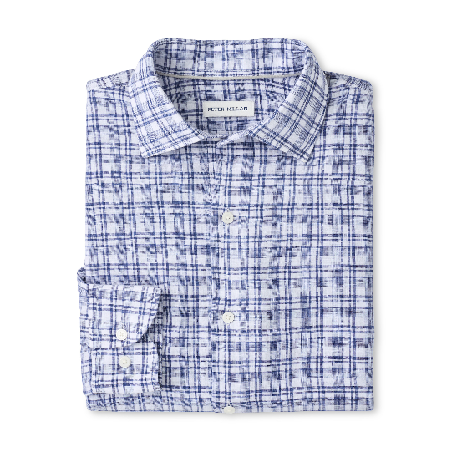 Sandbar Linen Sport Shirt (Sport Navy)