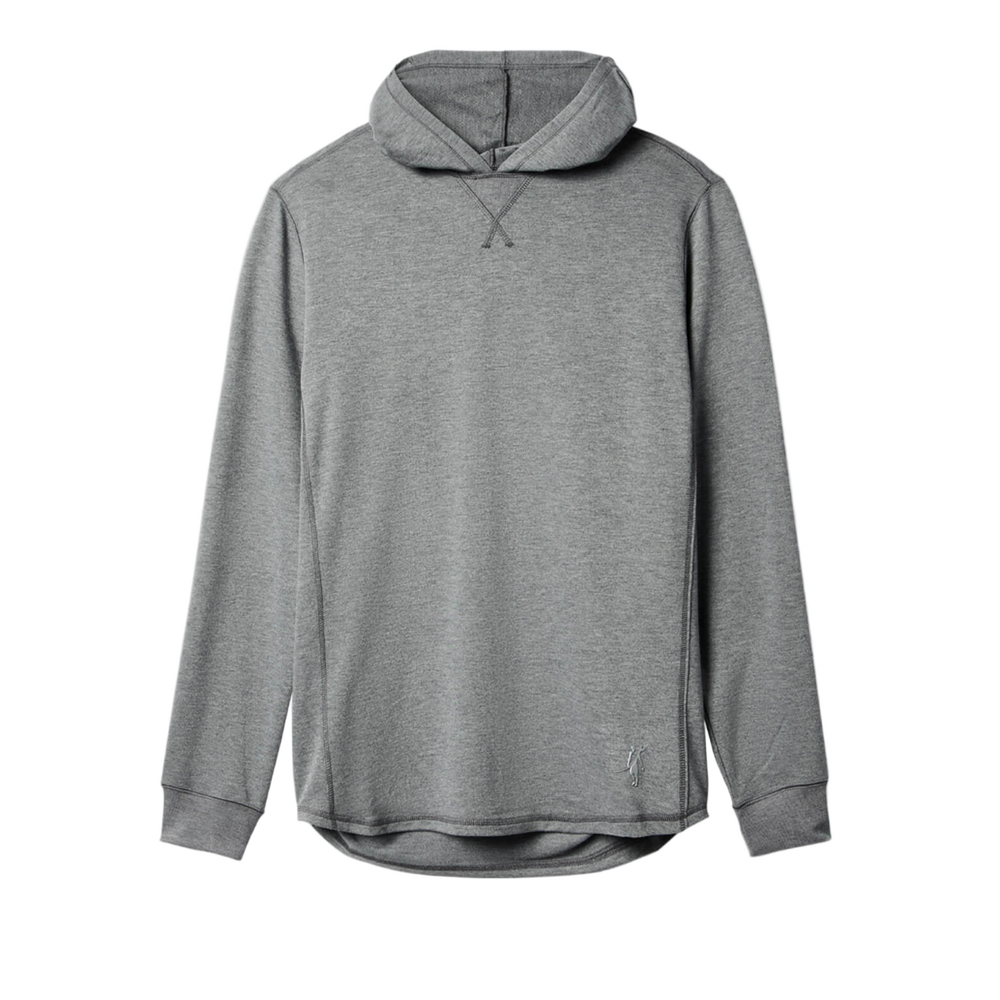 Schooner Long Sleeve Hoodie (Dark Heather Grey)