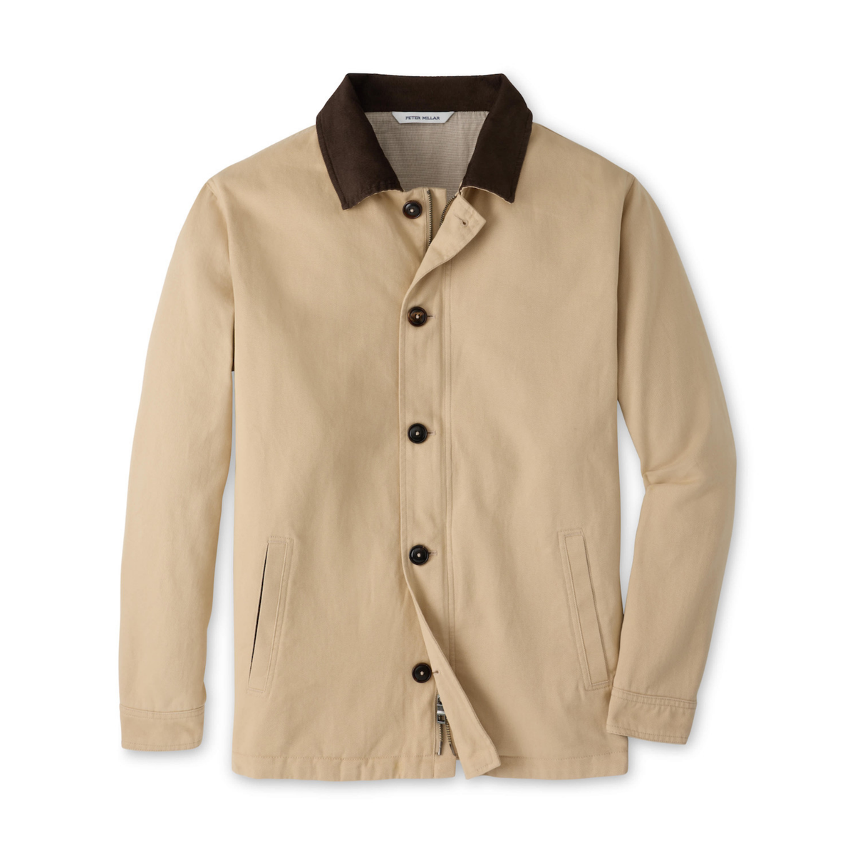 Chatham Cotton Cashmere Coat (Sand)