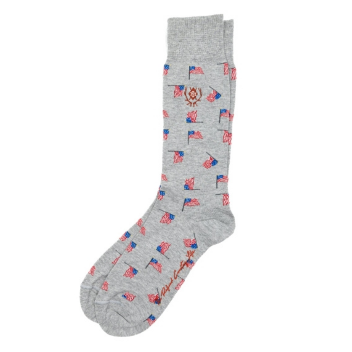 All American Peruvian Pima Cotton Socks (Heather Grey)