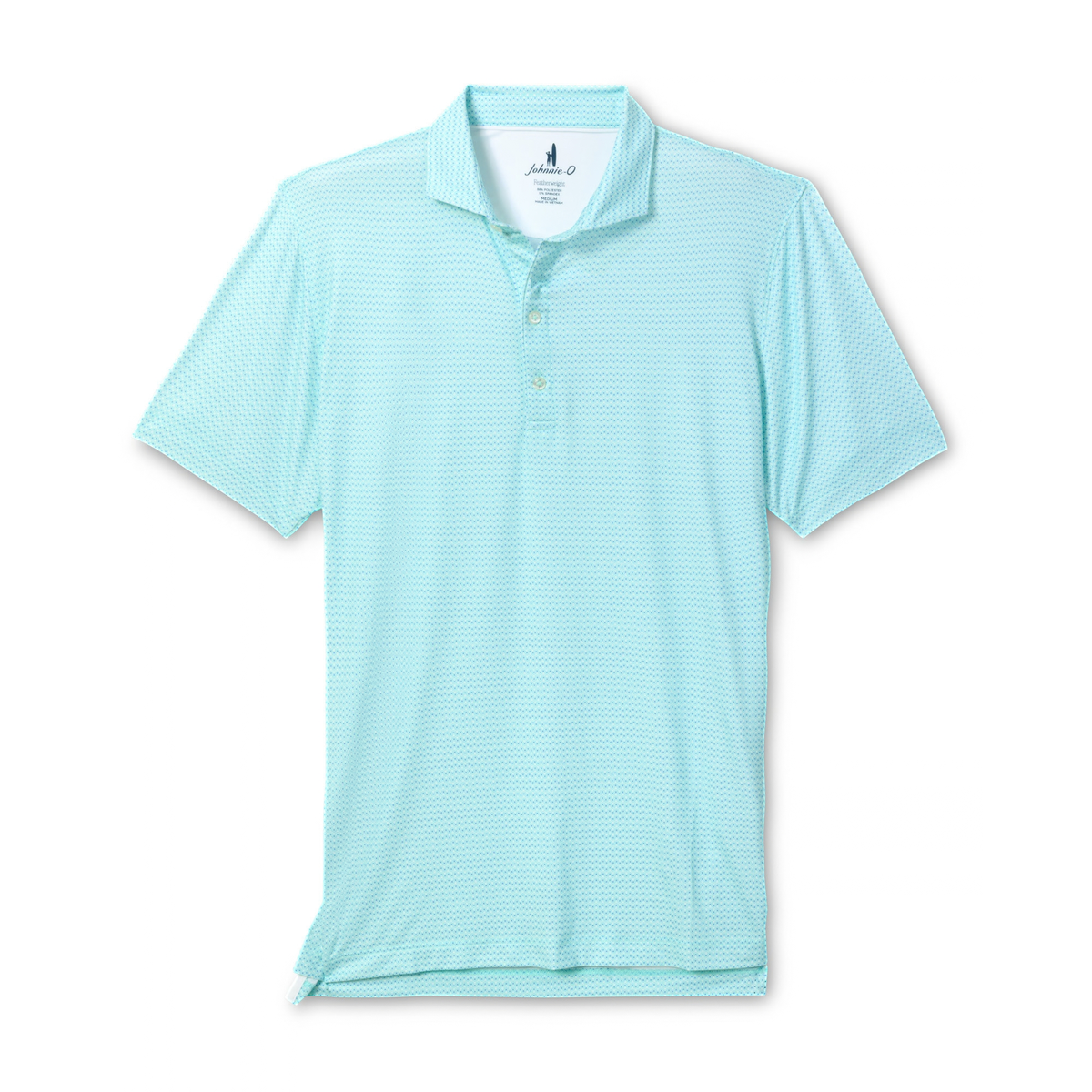 Featherweight Performance Polo - Sunflower Neat (Santorini Blue)