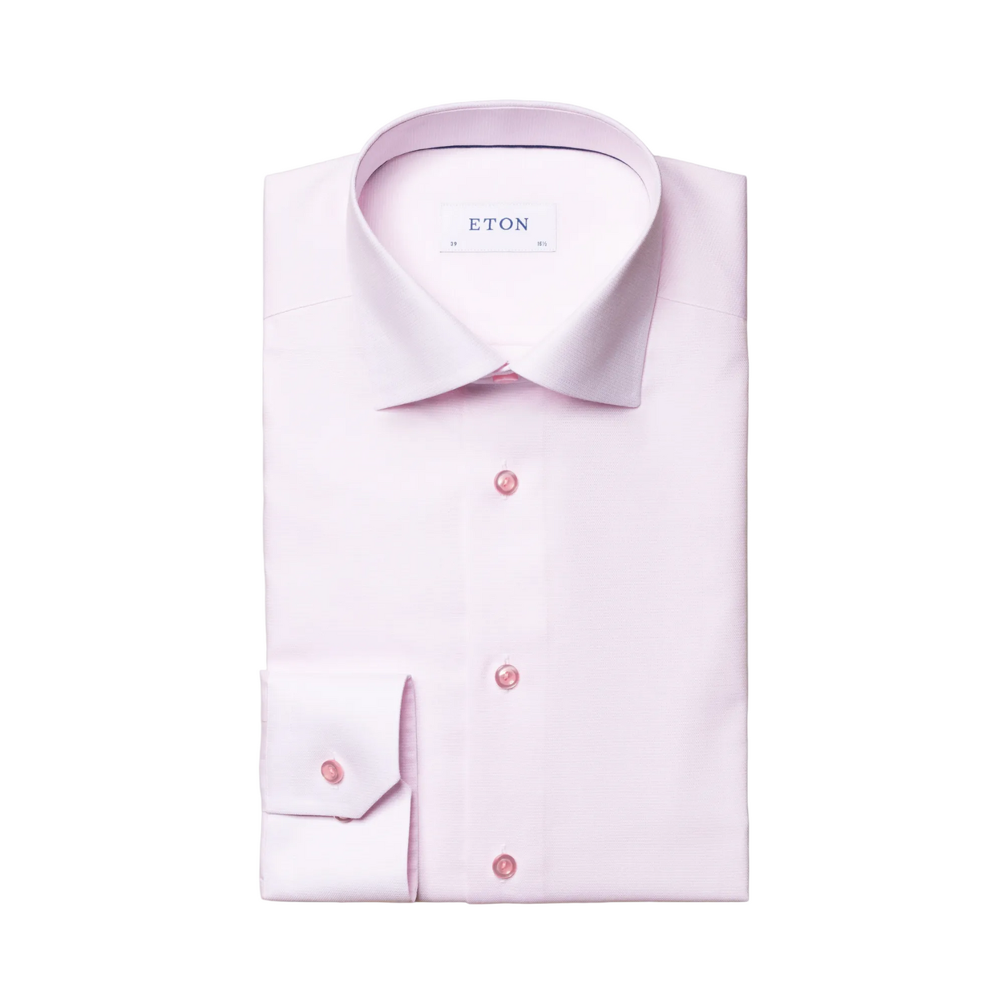 Semi Solid Piping Details Shirt (Pink)