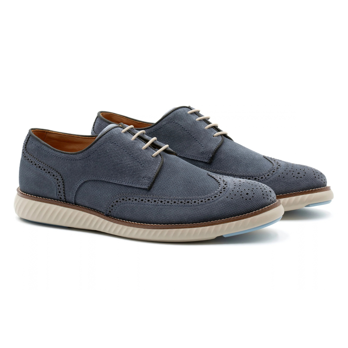 CountryAire Suede Wingtip (Marine)