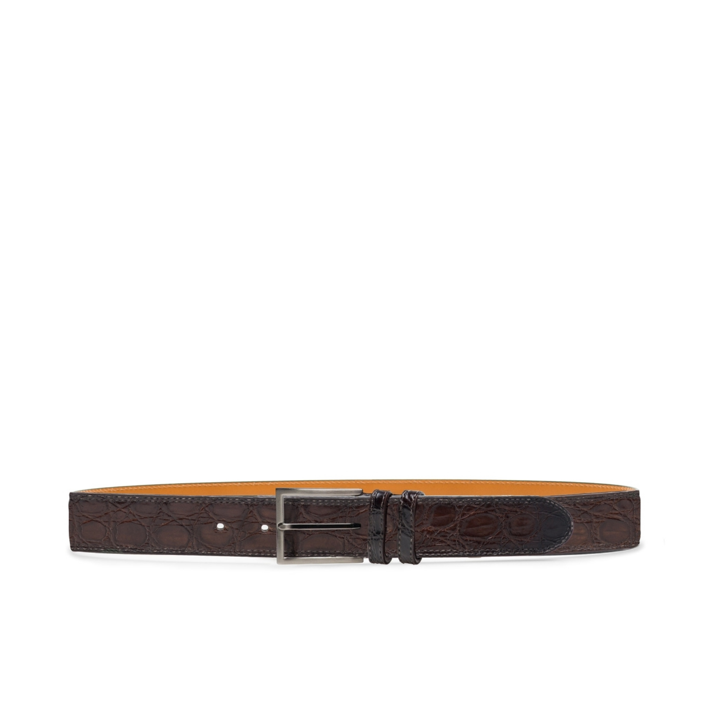 Eastwood Crocodile Belt (Brown)