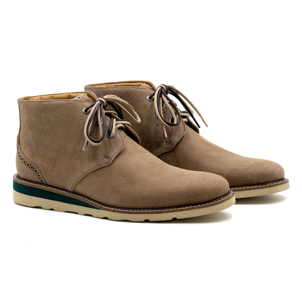 Blue Ridge Suede Leather Chukka (Khaki)