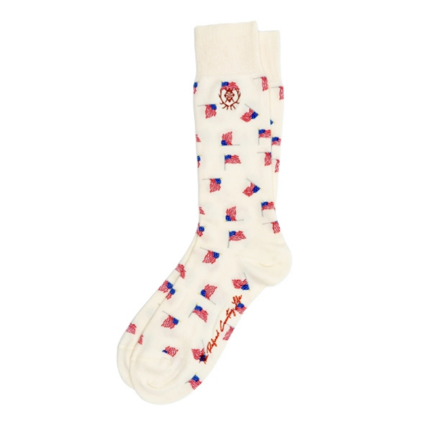 All American Peruvian Pima Cotton Socks (Antique White)