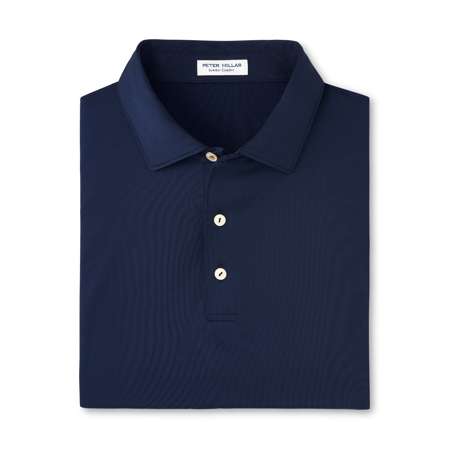 Solid Performance Jersey Polo (Navy)