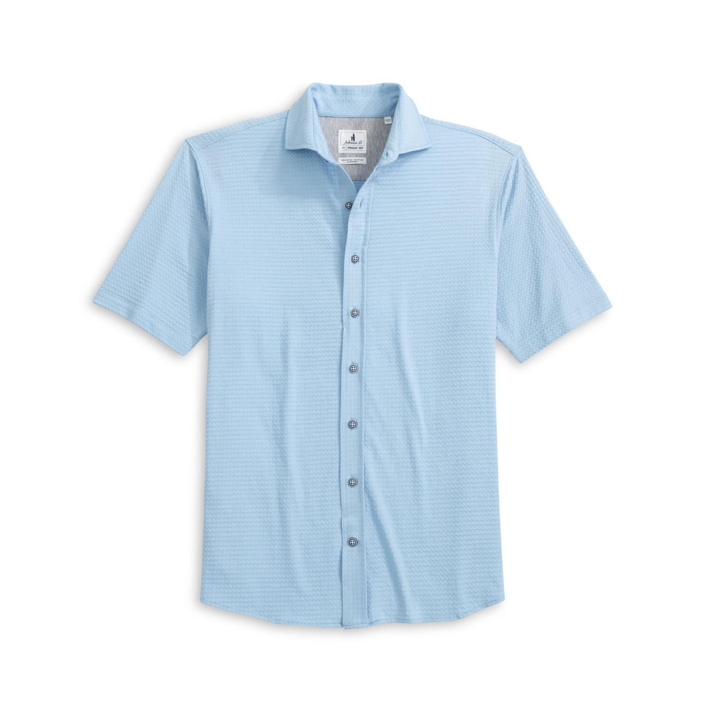 Short Sleeve Hangin' Out Knit Button Down Shirt - Surfsucker (Big Sky)