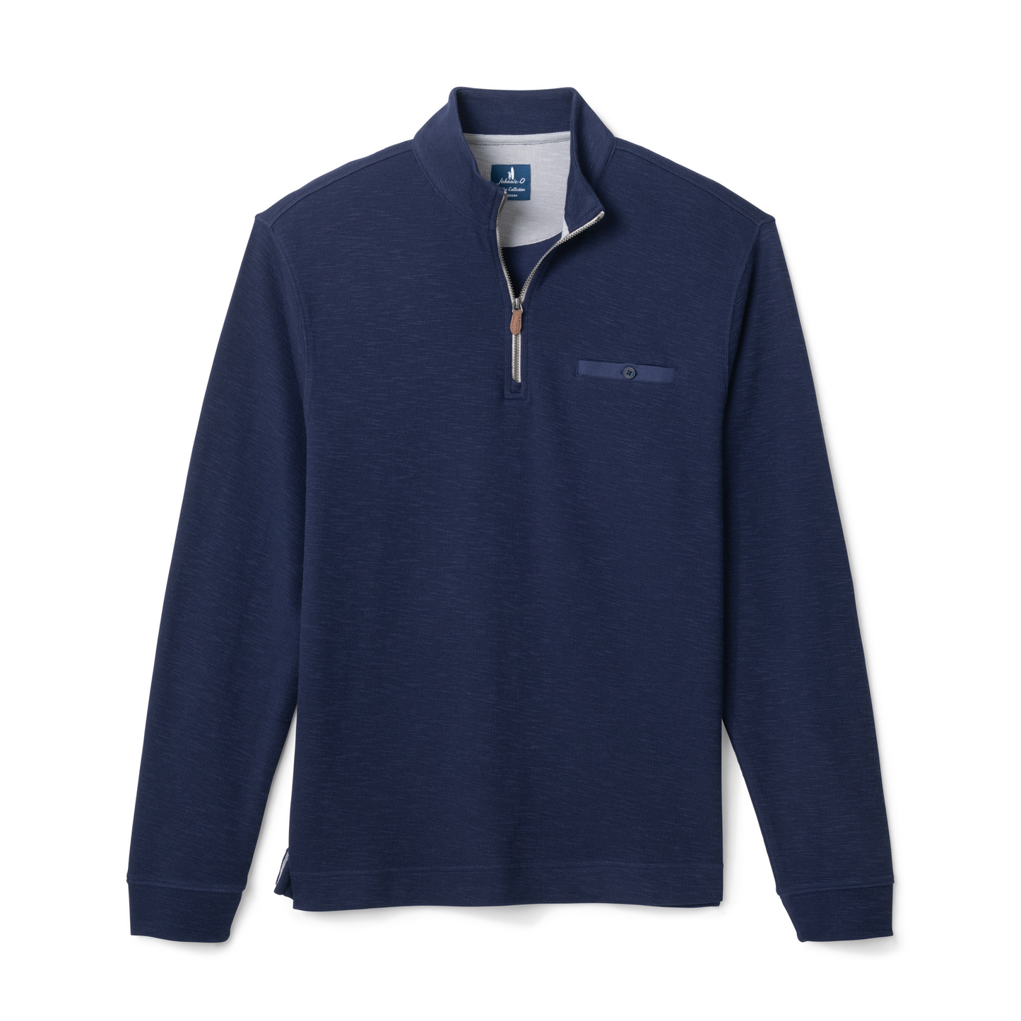 Flame Stitch Zip (Navy)