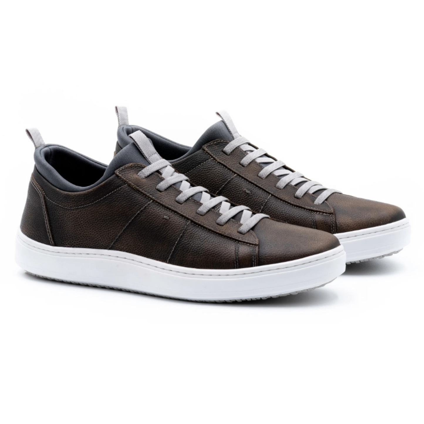 Cameron Pebble Grain Sneakers (Old Clay)