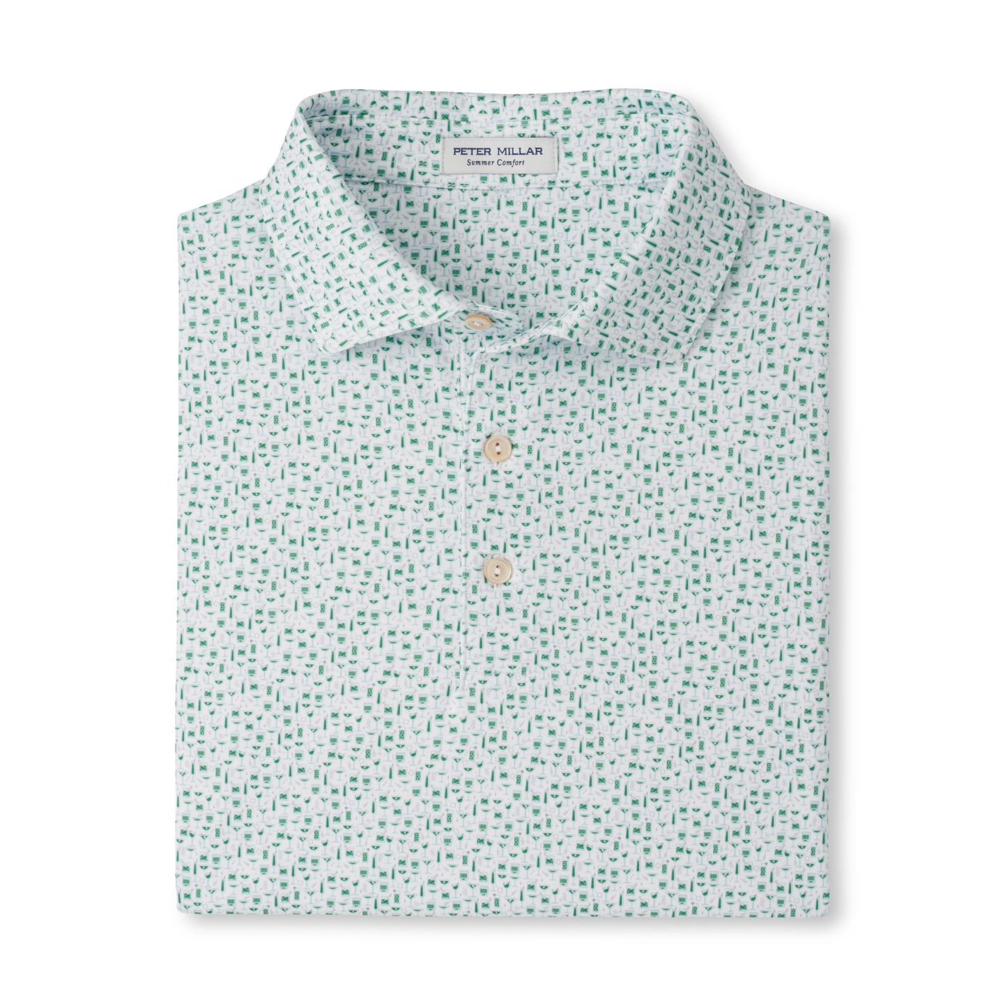 Cheers Performance Jersey Polo (White)